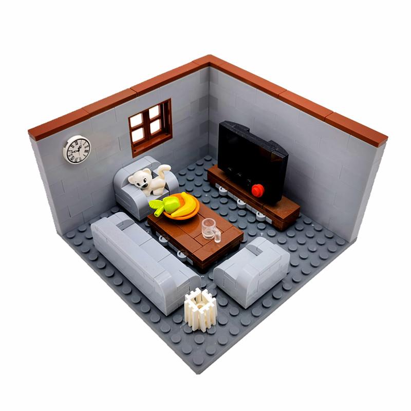 City Shop Friends Blocks Toys for Children Compatible Classic MOC Parts House Furniture Building Bricks Birthday Gift Bloques