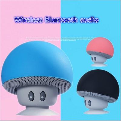 Мультфильм Гриб Беспроводной Bluetooth динамик присоска мини Bluetooth Звук аудио открытый портативный