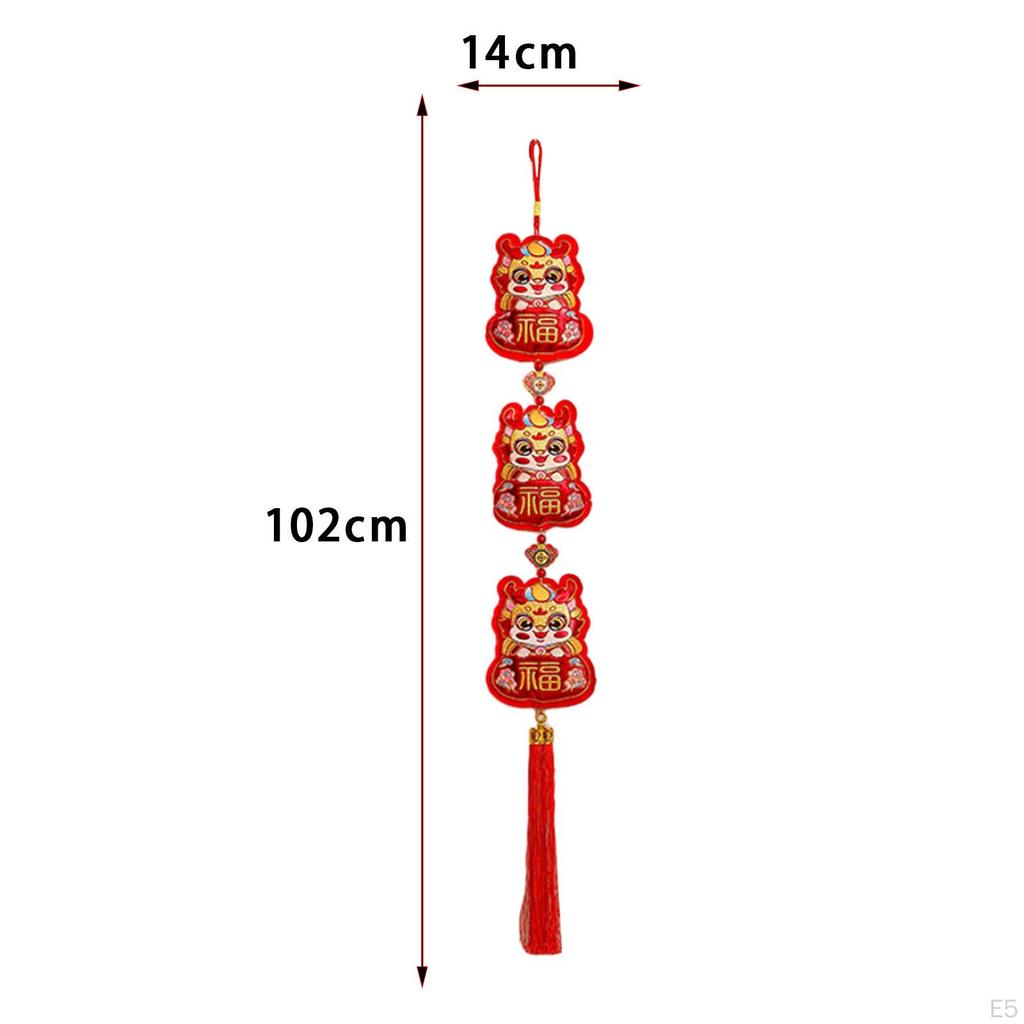 Китайский Год Подвесной Украшение Для Домашнего Декора - Праздничные Иероглифы Фу Благословение