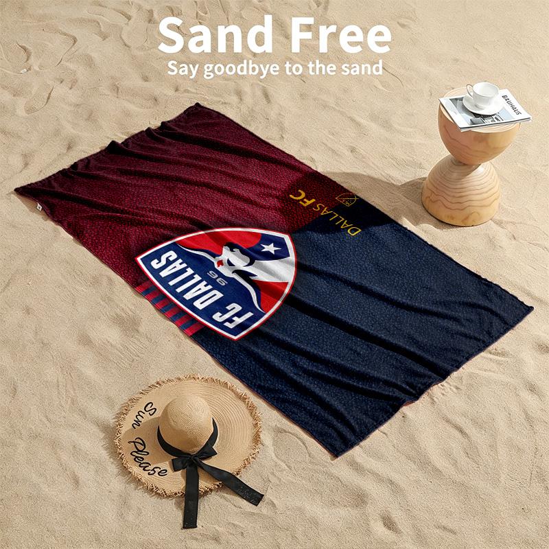 FC Dallas Beach towels also serve as bath towels summer essential a musthave for the outdoors the beach and the pool