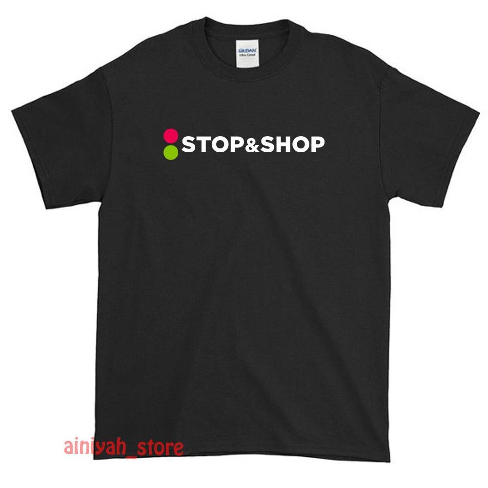 New Stop & Shop Logo Men's Funny T shirt USA Size S-XXL
