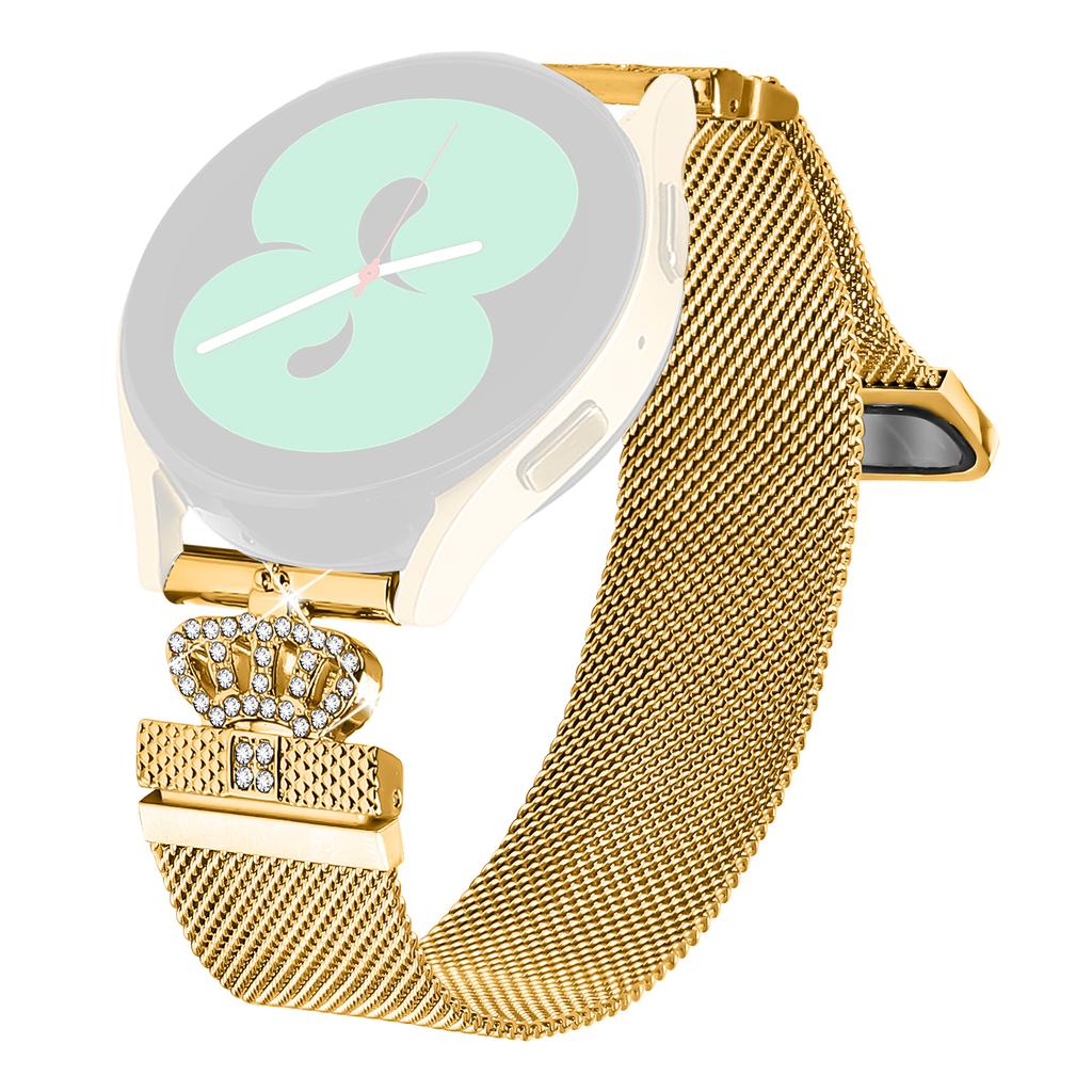 For Mibro Lite Milanese Band Magnetic Crown Clasp Stainless Steel Strap