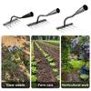 Стальные грабли для прополки, прочные садовые грабли с 5/6/7/8 зубьями, ручной инструмент для рыхления почвы и удаления сорняков