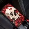 Dreaweet Стильная Черная Накладка-Подушка на Подлокотник Центральной Консоли Автомобиля с Принтом Паутины Мягкая Защитная Чехол-Накладка на Ящик Подлокотника Автомобиля Автомобильный Интерьер