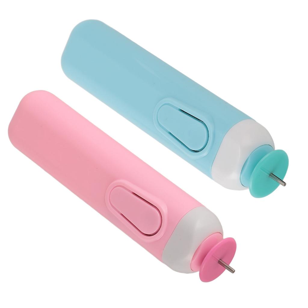 Электрическая ручка для скручивания бумаги Легкий пластиковый и металлический электрический инструмент для квиллинга с прорезями