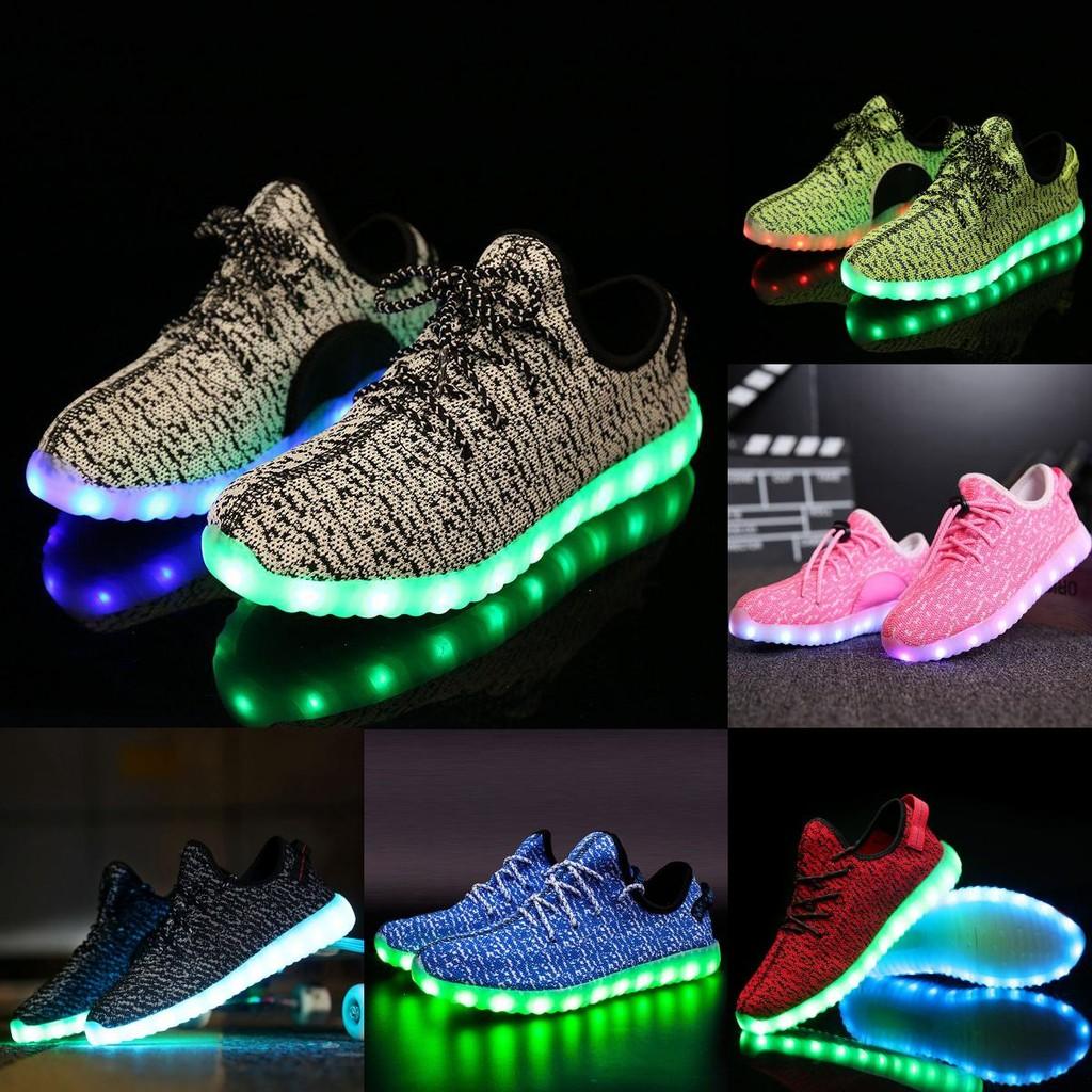 Luminous Sneakers Led Usb Charge Children Low Cut Shoes Fashion Casual Gift