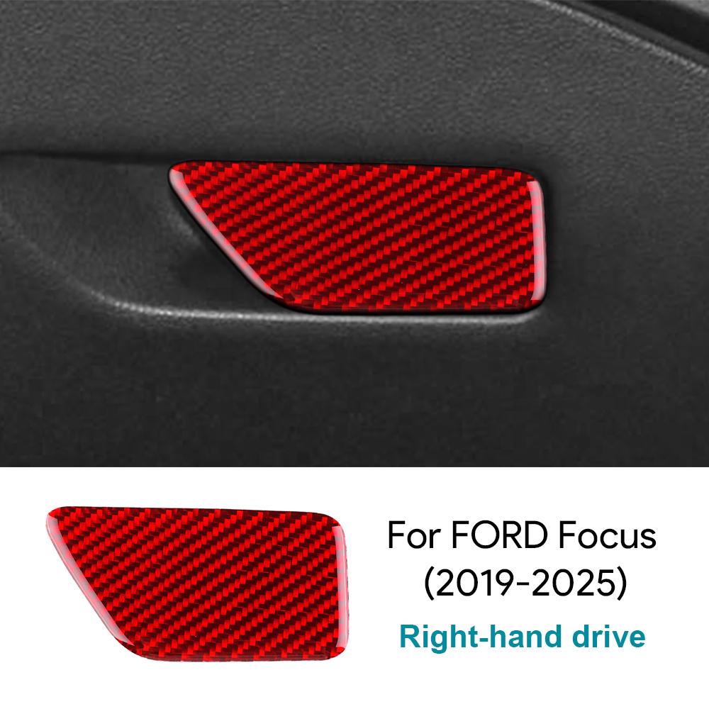 For Ford Focus/Focus ST 2024 2025 Real Soft Carbon Fiber Sticker LHD RHD Car Front Passenger Tool Box