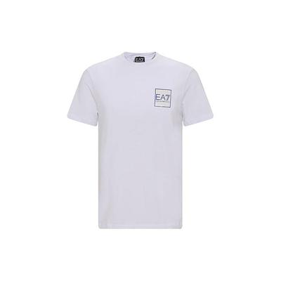 EA7 SS22 T Shirt Men's White 3LPT52-PJ03Z-1100