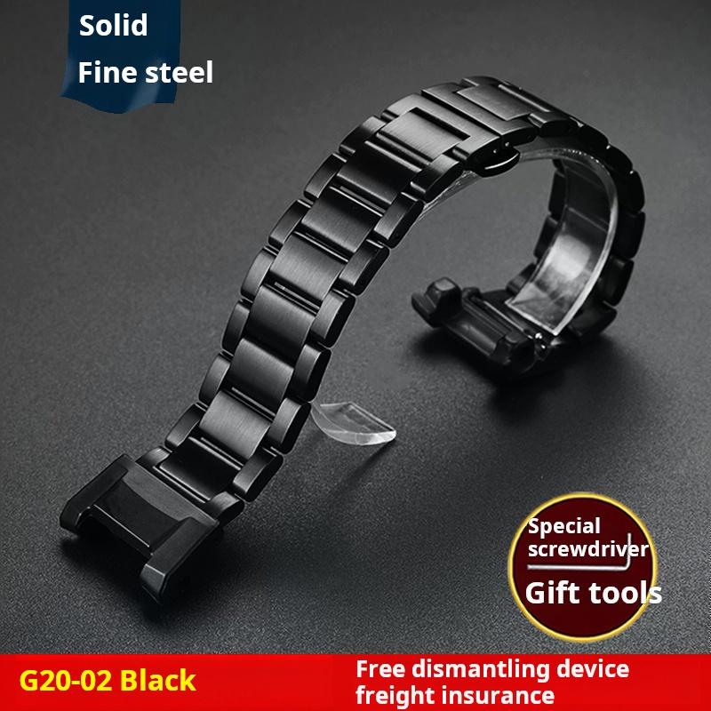 GWG B1000 браслет-ремешок из цельной нержавеющей стали Для G-SHOCK Casio GWG-B1000-1A третьего поколения Mud King модифицированный Металлический ремешок для часов