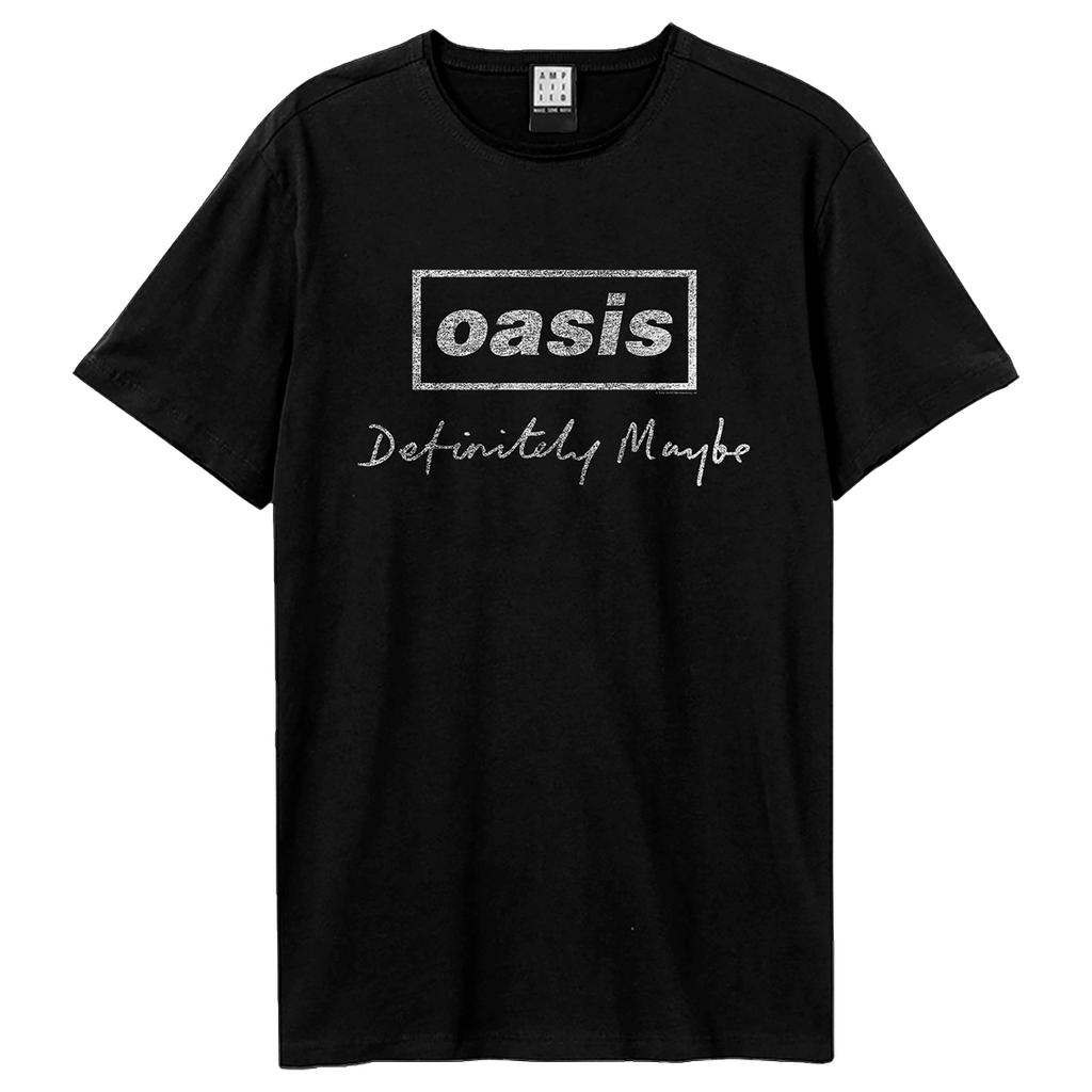 Amplified Унисекс Взрослая Definitely Maybe Потертая футболка Oasis