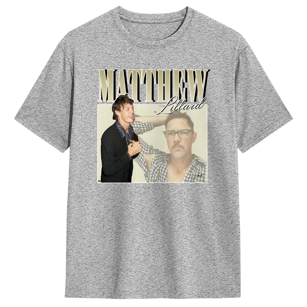 Matthew Lillard TShirt Summer Leisure TShirts Cotton ONeck Oversized Top Tees ShortSleeved Vintage Tshirt
