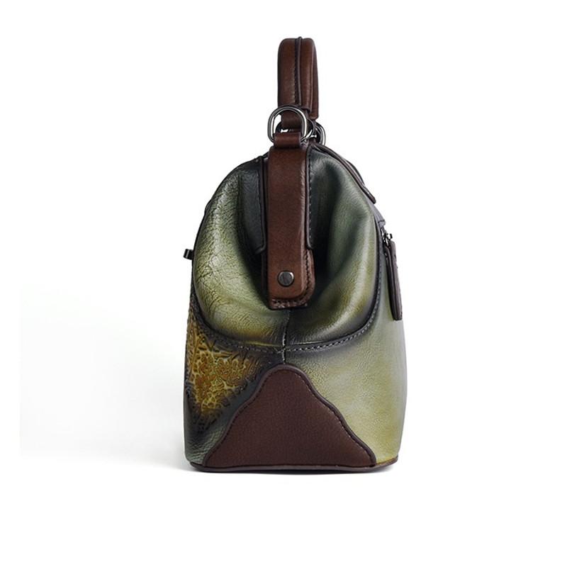 Винтажные сумки из натуральной кожи с тиснением, женские модные ретро сумки на плечо, модная женская сумка через плечо, сумки для телефона GZW