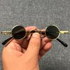 Retro Mini Sunglasses Round Men Metal Frame Small Round Framed Sun Glasses Popular Color Lens Fashion Non Polarized Glasses