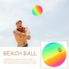 Toy Volleyball Beach Rainbow Balls Inflatable Football Toy Rainbow Football PVC Playthings