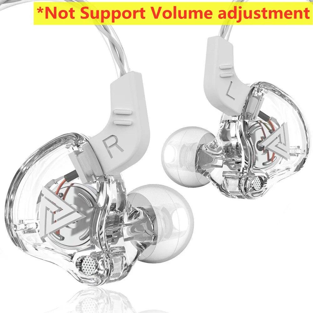 Original QKZ AK6-X/AK6 Copper Driver HiFi Wired Earphone Sport Headphone Bass Stereo Headset Music Earbuds 3.5MM In Ear With Mic