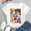 Young Dolph Rapper Printed T-shirt Top Young Dolph Neutral Trend Harajuku Short Sleeve Unisex Shirt Graphic Oversized T-shirt