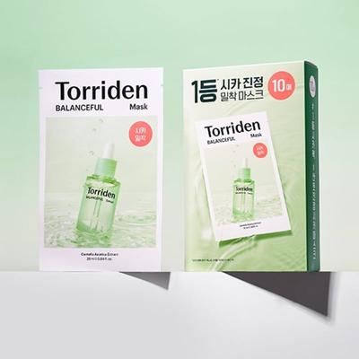 [Torridon] Сбалансированная маска с центеллой азиатской 25 мл x 10 листов