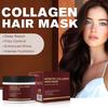 Коллагеновая маска для волос питает и разглаживает волосы. Увлажняет и питает, уменьшает сухость и делает волосы гладкими.
