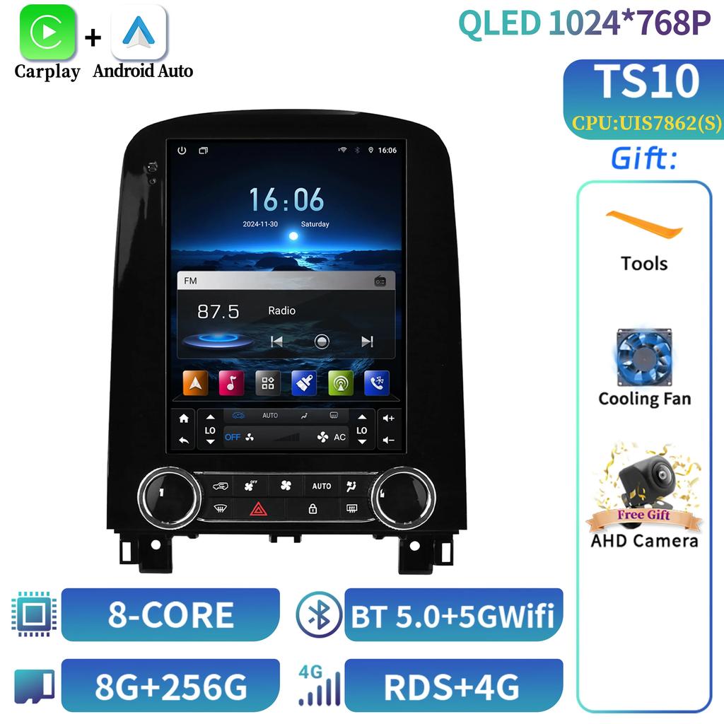 9,7-дюймовый Android Автомагнитола Радио Мультимедийный Видеоплеер Для Renault Scenic 2013-2024 Навигация Carplay Автомобильный Экран GPS