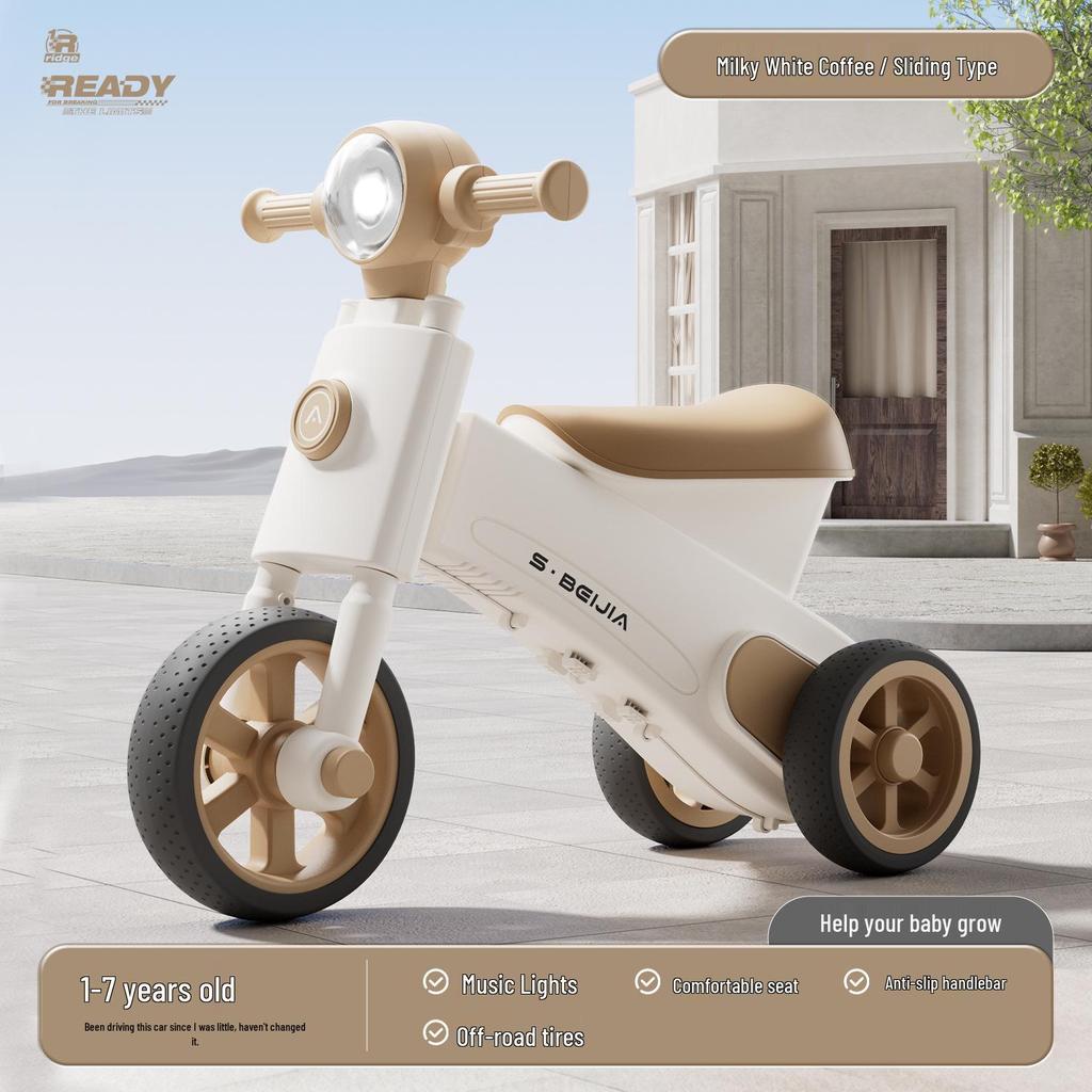 2025 Electric Balance Bike for Toddlers: 1-3 Years, Three-Wheeled, Entry-Level Scooter