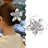 Fashion Bauhinia Egg Flower Hair Clip Back Head Bun Grab Clip Shark Hair Clip Accessories
