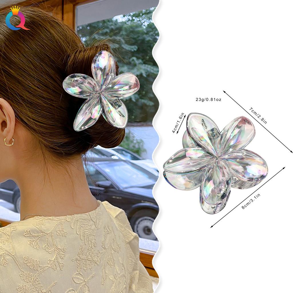 Fashion Bauhinia Egg Flower Hair Clip Back Head Bun Grab Clip Shark Hair Clip Accessories