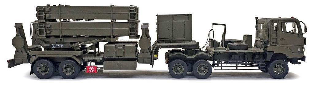 МОНОХРОМНЫЙ Управляемая ракета Патриот Учебная группа ВВС Авиабаза Хамамацу Готовое изделие 1/43 Поверхность-воздух (ПАК-3) Самооборона ПВО