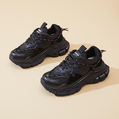 Новые женские кроссовки, модные спортивные одинарные кроссовки на толстой подошве