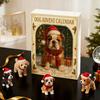 Dog Advent Calendar 2025 24 Days Christmas Countdown Calendar with Acrylic Animal Pendant 24 Dog Breeds Surprise Gift for Dog Lovers