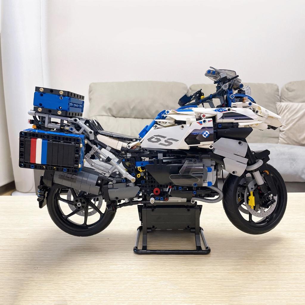 Non-Toxic 2369Pcs R1250Gs High Tech Motorcycle Building Blocks Children Toys 3D Models 1:5 Motorbike Racing Sport Car Assembly Toys Gift Set