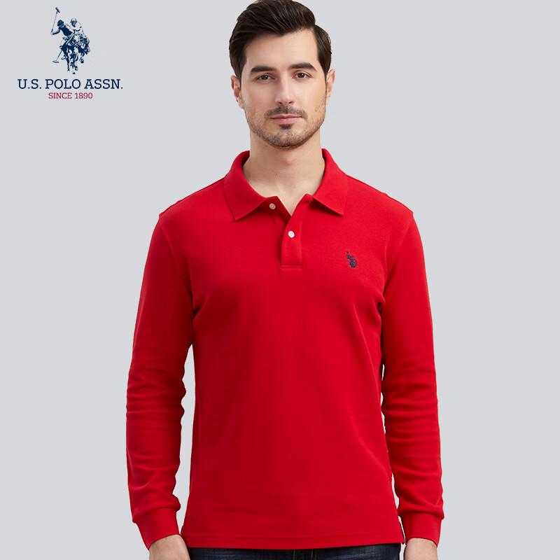 U.S. Polo Assn. Мужская рубашка поло с длинным рукавом