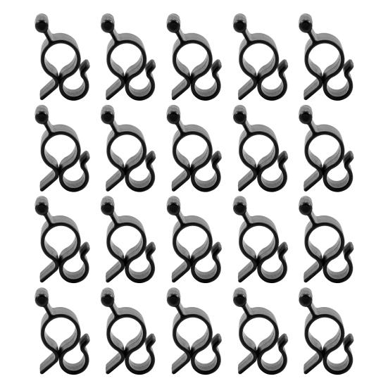 20 шт. зажимов для тента, простая установка, компактный размер, портативный, широко используемый, дорожный прицеп, трос, фонари, крючки, аксессуары