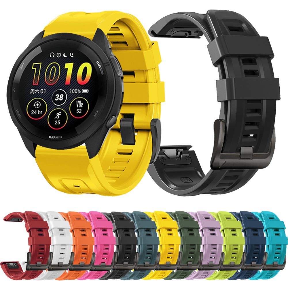 Быстросъемный ремешок для часов 22 мм 26 мм для Garmin Forerunner 965 945 935 Ремешок S62 S70 Instinct 2 2x Силиконовые браслеты Аксессуар