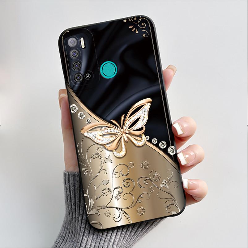 Чехол для Tecno Pouvoir 4 Pro LC7 LC8 Мягкий Силиконовый TPU Чехол для Телефона Для Tecno Pouvoir 4 4Pro LC 7 LC 8 Задняя Крышка Цветочные Fundas