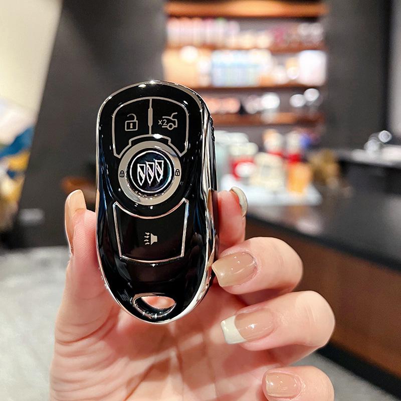 Премиальный чехол для ключей для автомобилей Buick Regal, Envision, GL8, LaCrosse, Enclave, GX и Weilan 7 - Женская сумка-ракушка с пряжкой