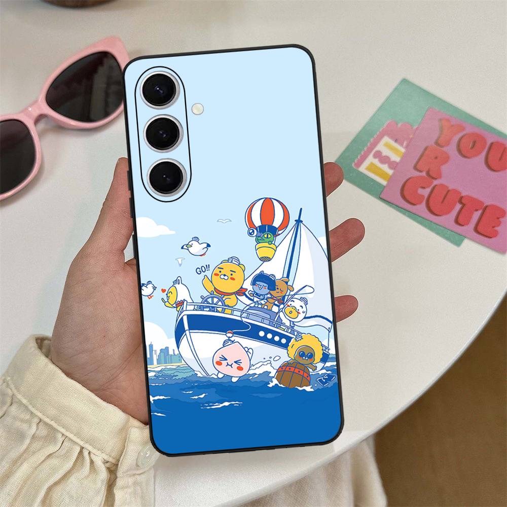 Cartoon K-KAKAO CUTE F-FRIENDS Phone Case For Samsung S 24 Fe 25 Ultra Plus 20 Lite 21 30 22 23 24 22 Ultra 5G Fundas