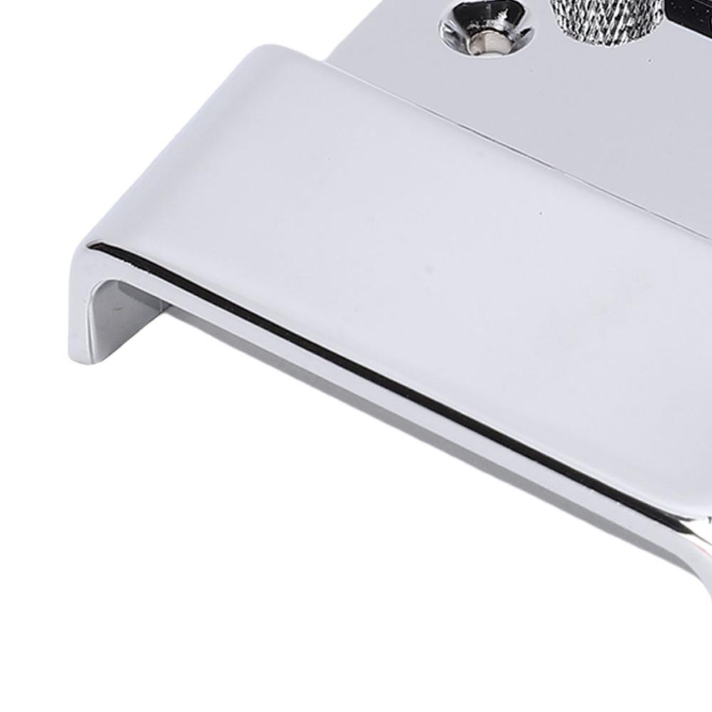 Silver Bass Bridge Metal Saddle Bridge Premium Bass Guitar Bridge For Guitar Repair