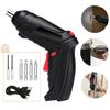 Cordless 3.6V  Household Electric Drill Rotated Cordless Screwdriver Tools  USB Power Tools Household Maintenance with 1800mAh Battery and LED Light