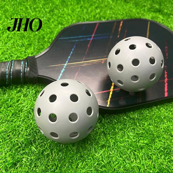 Pickleball Set 3Pcs 40-Holes High Bounce Visibility PE Indoor Outdoor Smooth Flight Tournament Training Practice Ball Accessories