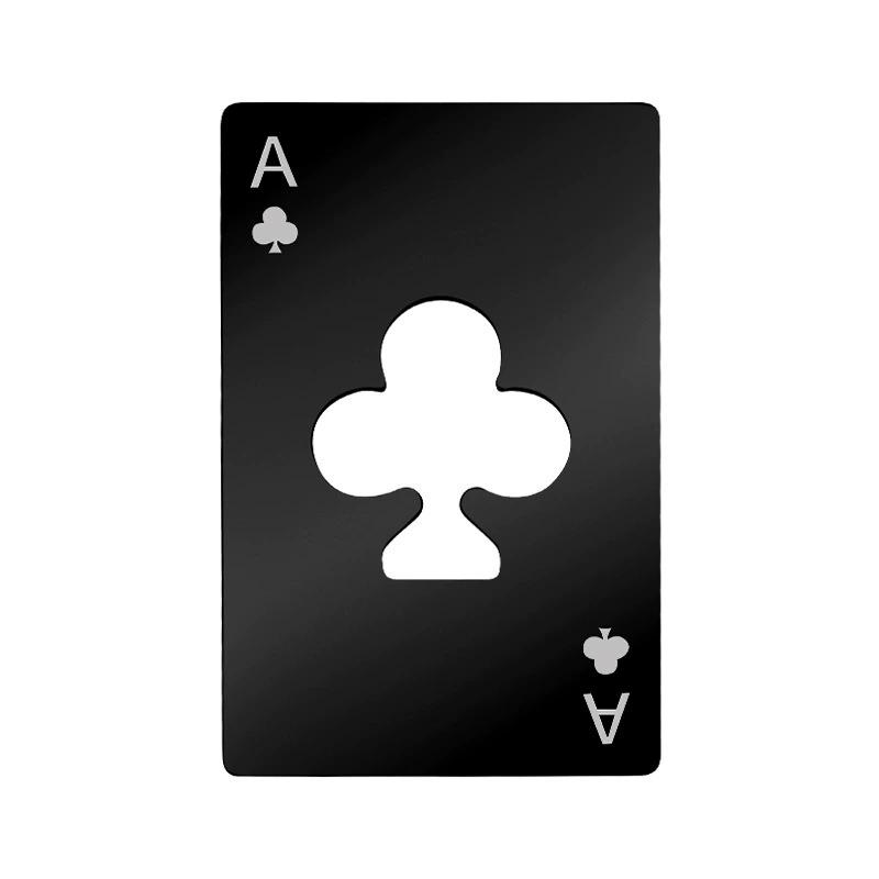 Нержавеющая сталь Пики Открывалка для бутылок винодела Игральные карты Открывалка для бутылок Кредитная карта Открывалка для пивных бутылок