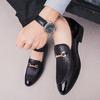 Leather Shoes Man Casual Loafers Luxury Design Slip On Male Dress Shoes Leisure Style Big Size Good Wear-resistant Sole