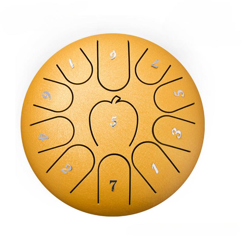 7 Inch Tongue Drum Sound Therapy Small Tongue Drums Professional Child Percussion Music Instrument Accessories Yoga Meditation Instruments Portable