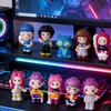 Аниме Сквиш-игрушка Медленно поднимающаяся фигурка-игрушка с милым мягким персонажем-фиджетом Портативная для снятия стресса Декомпрессия