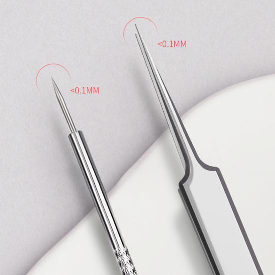 1 шт./3 шт./5 шт./8 шт. ультратонкая игла от прыщей, точный инструмент для удаления угрей, антикоррозийная игла от прыщей из нержавеющей стали