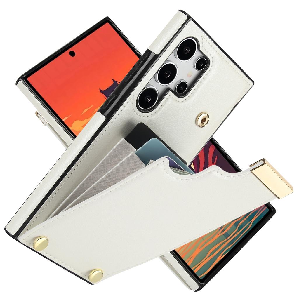 Кожаный чехол-кошелек с отделением для карт для Samsung Galaxy S21 S23 FE S24 S22 Ultra Plus A15 A54 A53 A52S A14 A13