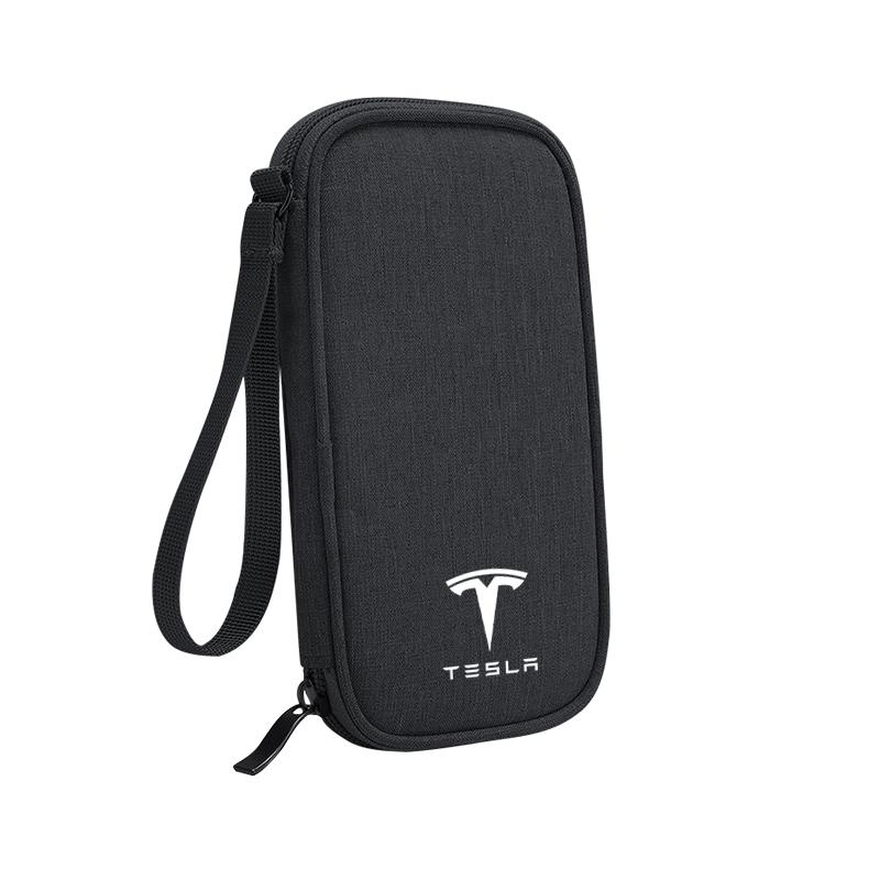 PKWYZ1 For Tesla Model 3 Y S X Cybertruck Juguete Roadster Car Cable Drive Earphone Charger Protable Storage Bag