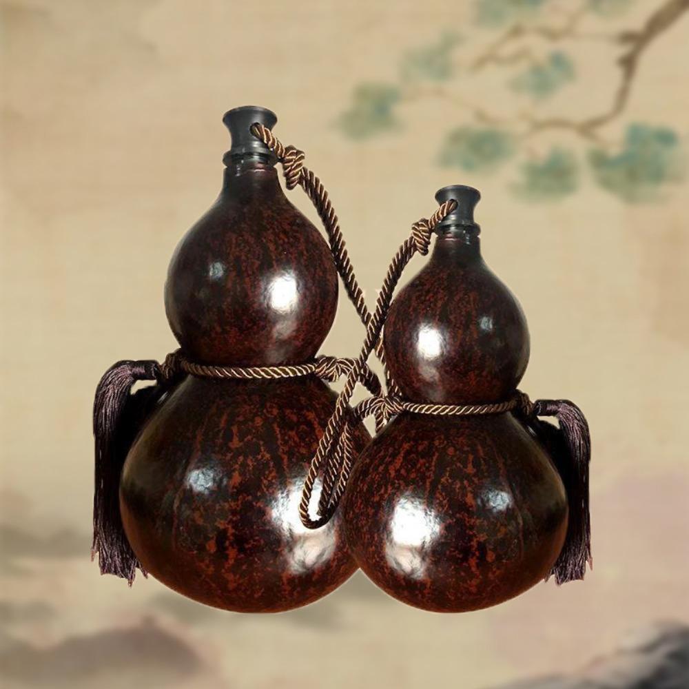 500ML/1000ML Gourd Water Bottle Large Capacity Water Kettle Gourd Beverage Container Mens Gifts