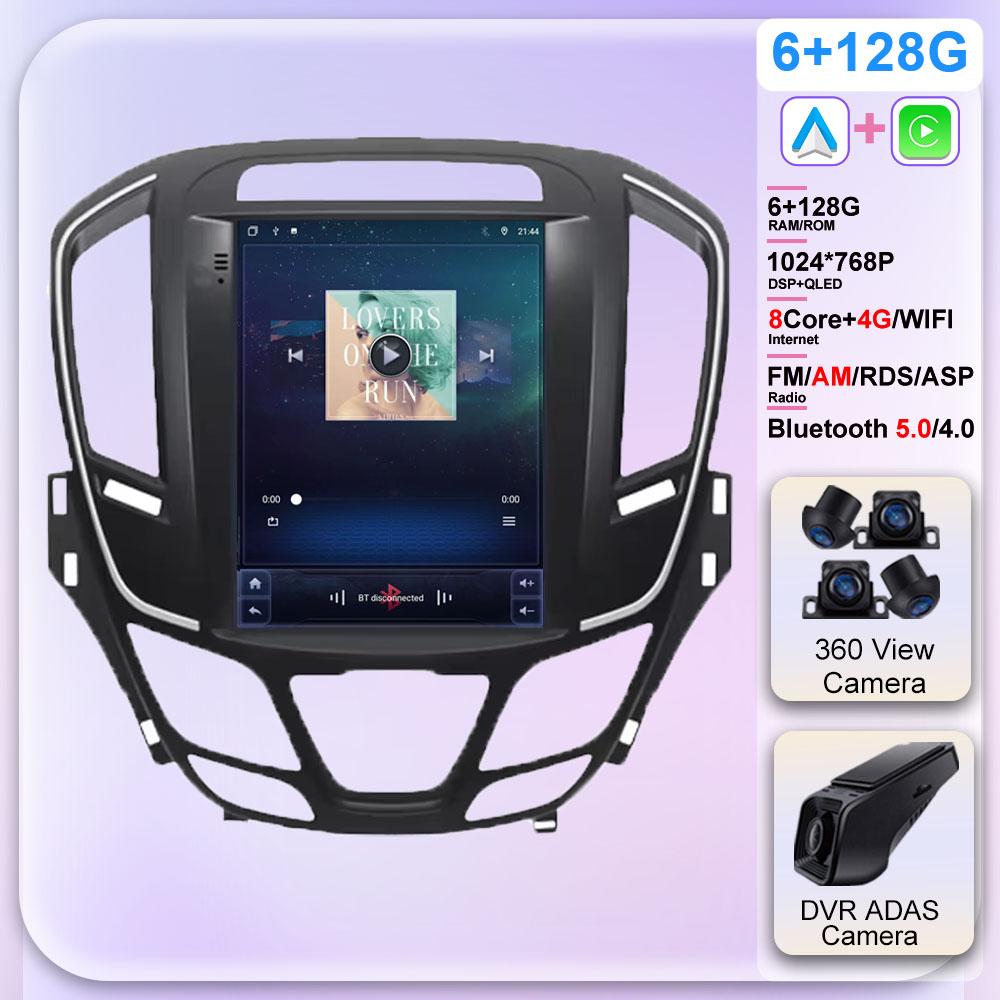 9,7-дюймовый автомобильный Android для Buick Lacrosse Vorstelijke 2014-2018 высокопроизводительный процессор HDR QLED экран авто радио 5G WIFI BT нет 2Din