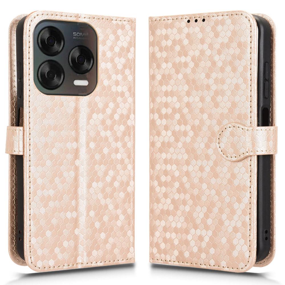 Для ZTE Blade V70 Design/V70 Vita Чехол-кошелек Тиснение точками Искусственная кожа Чехол для телефона