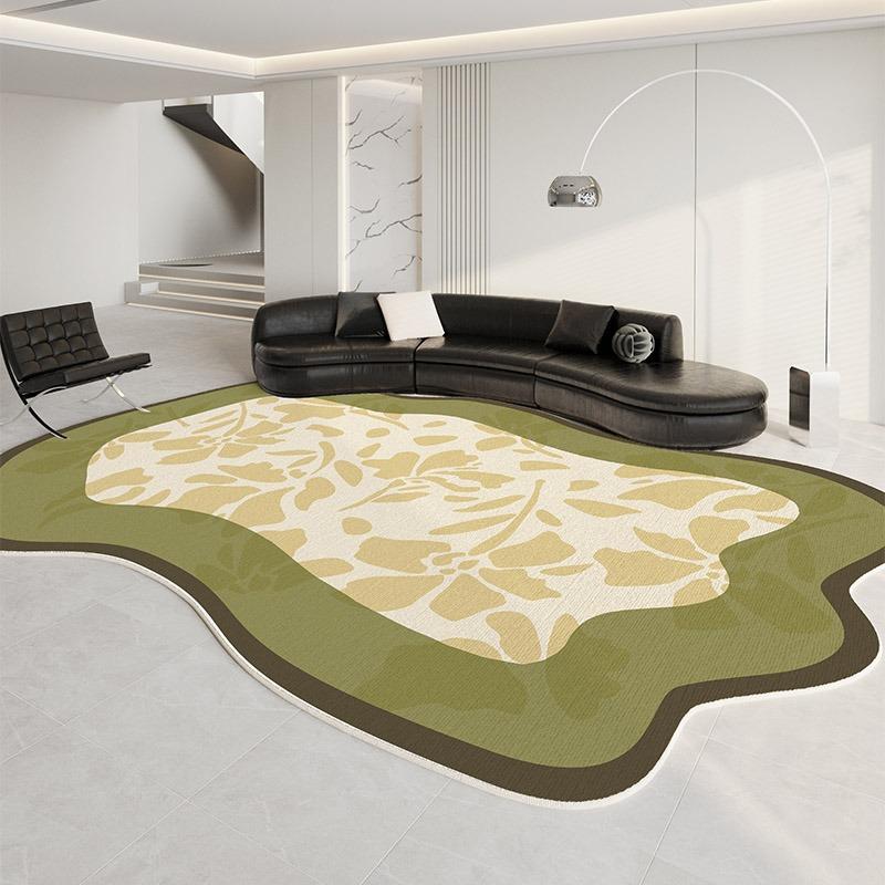 Ковер для гостиной, диван, журнальный столик, напольный коврик, украшение для дома, нестандартные ковры большой площади, французский минималистский стиль, цветочный